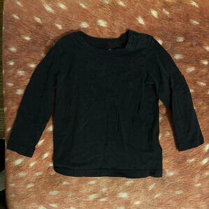 GUC Primary Black Long-Sleeve Shirt (18-24M)